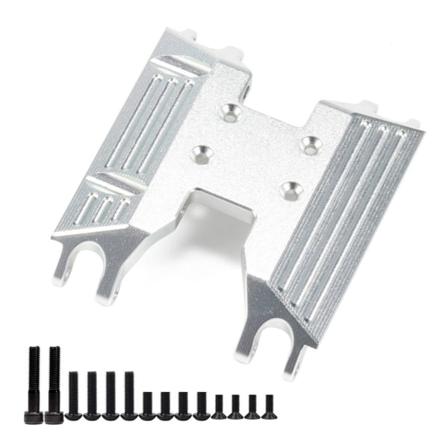 Alumiininen vaihteiston liukulevy keskivaihteiston kiinnitys Axial Capra 1/18 UTB18 1/18 RC telaketjuautolle