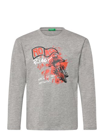 T-Shirt L/S Grey United Colors Of Benetton