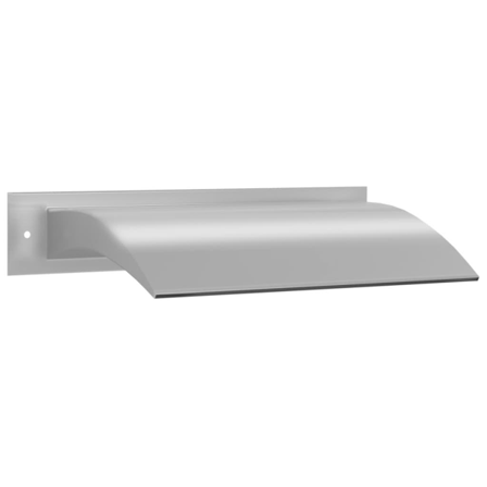 Vidaxl Trädgårdsfontän Silver 45x9x26 Cm Rostfritt Stål Silver