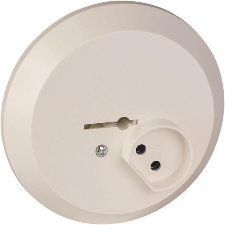 Schneider Electric E189507400 Lampdon 2-poligt, utanpåliggande, Strömbrytare & vägguttag