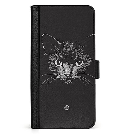 Bjornberry Xiaomi Redmi Note 12 Pro Fodral -Svart/vit katt