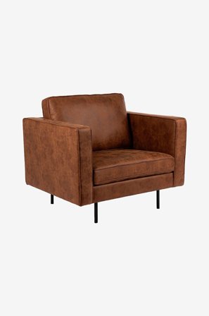 Nordic Furniture Group - Fåtölj Texas - Brun - Fåtöljer - Från Homeroom