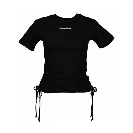 Reinders, Smoked T-Shirt Zwart, Dames, Maat:XS