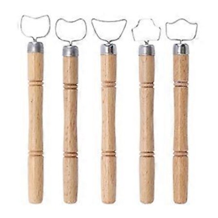 5 st Keramikhandtagsformningsverktyg Tekopp Vattenglashandtag Snideriskrapa DIY Keramisk Kruka Formningsverktyg