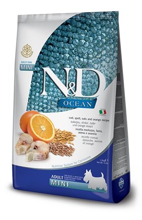 Farmina Natural & Delicious Ocean Adult Mini Con Merluzzo Farro