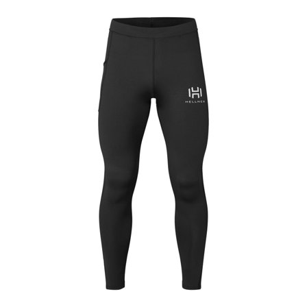 Hellner Mustavaara Running Tights 2.0 Men Men workout trousers Black XL