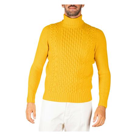 Drumohr, Turtlenecks Geel, Heren, Maat:XL