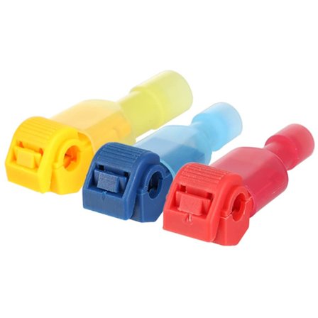 T-Tap-liitin, 60 kpl (30 paria) itsekuoriutuvia sähköisiä T-Tap-liittimiä, pikaliitosarja