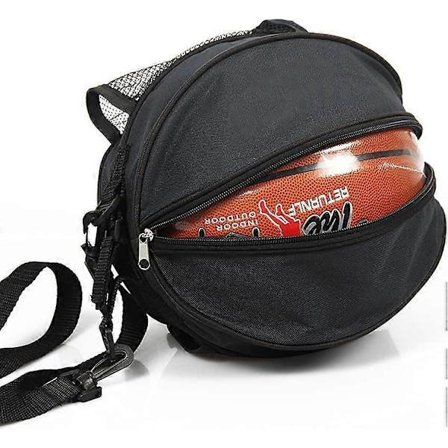 Basketballvesker Sports Gym Vesker Bagasjevesker Trening Sportsballvesker Ryggsekker (Inkluderer kun veske, svart, doble skulderstropper)