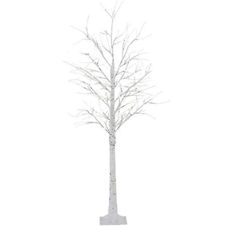 Ulisem juledekorasjon 2023 Led hvit bjørkelampe 60cm bjørketre hjem soveromslys