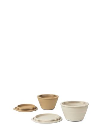 Dale Foldable Bowl Set Home Meal Time Lunch Boxes Multi/mønstret Liewood
