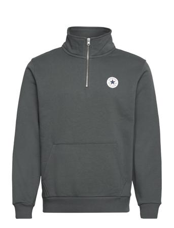 Retro Chuck Quarter Zip Bb Sweat-shirt Genser Grå Converse*Betinget Tilbud