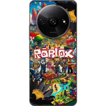 Kompatibelt Mobilskal till Xiaomi Xiaomi Redmi A3 Roblox äventyrsvärld full av figurer, färgstarka spelmiljöer och actionfyllda byggvärldar - pop