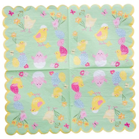 Påsk Kyckling Servett 16-pack