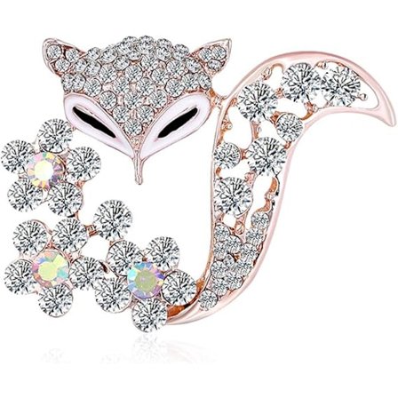 Krystal broche diamant vintage blomster broche luksus enkel elegant broche kontor temperament smykker gave til kvinder