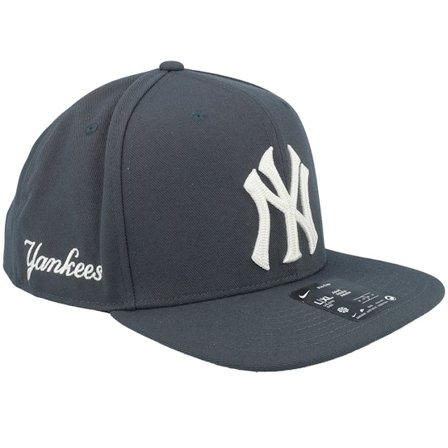 Nike MLB - New York Yankees Statement Dri-fit Pro Anthracite Snapback - Nike Snapback Grey Cap - MLB @ Hatstore