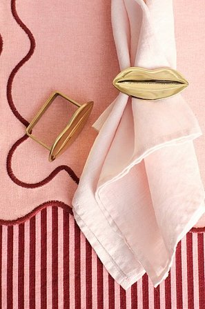 Jotex - Servettring Med 2-pack Guld XOXO - Köp Kökstillbehör hos Jotex