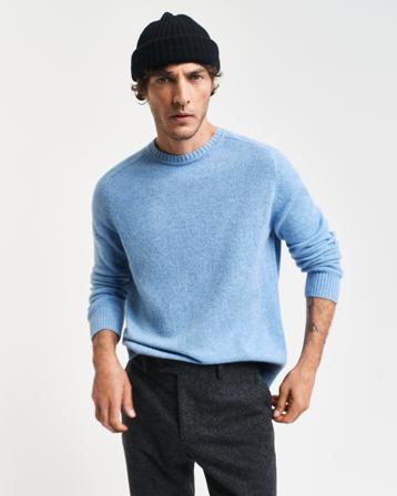 GANT Uomo - Maglia girocollo in misto lana - Taglia 4XL - - Uomo - Knitwear