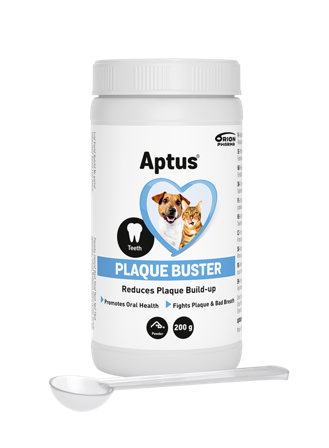 Aptus Plaque Buster pulver til hund og katt 200 g