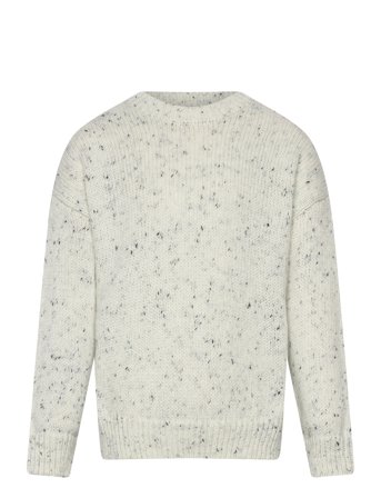 Mango Flecked Wool Sweater - Cream - 5-6