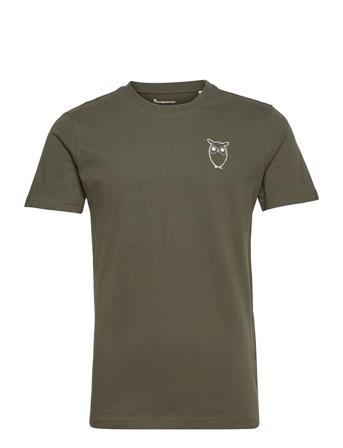 Alder Owl Chest Tee - Gots/Vegan Green Knowledge Cotton Apparel