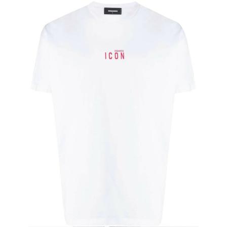 Dsquared2, T-Shirts Biały, Mężczyzna, Rozmiar: L