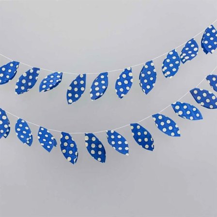 A World of Craft TORA Girlang, blå Dekoration 270 cm