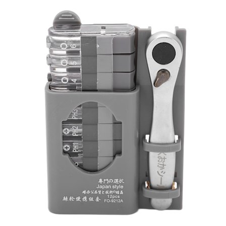 12 stk. Tamper Proof Torx Skrutrekker Bit Sett Mini Sikkerhetsskrutrekker Bits for Bilreparasjonsverktøy