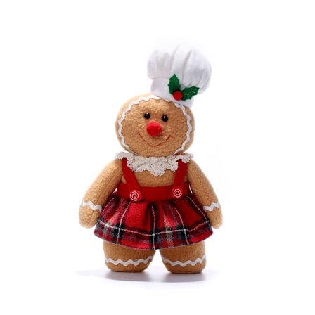Gingerbread Man Doll Jule Plysj Leg Dolls GIRL GIRL