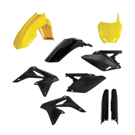 Kit Plastiche Completo Acerbis Giallo-Nero - Suzuki RM-Z 250 2010-2018