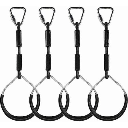 Klatreringer for barn Multifunksjonell huske med plastringer Maksimal belastning: 120 kg Ninja klatrering hinderløype hagehuske