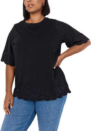 Wasabi Concept Wa-Marlon 2 T-Shirt T-shirts Dam Svart +L