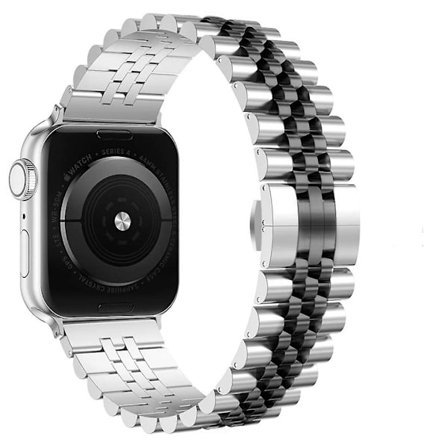 Metallrem för Apple Watch 49 mm 40 mm 41 mm 42 mm 44 mm 45 mm Lyxarmband i rostfritt stål Tillbehör för Iwatch 8 7 6 5 4 3 2 Se
