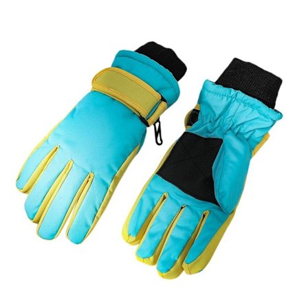 Barn Skidhandskar Långärmade Vantar GRÖN - Rea