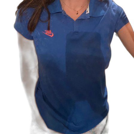 Blå Nike skjorta