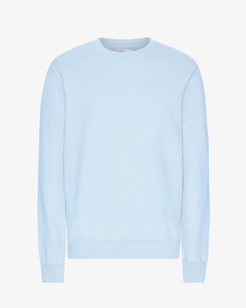 Classic Organic Crew - Polar Blue M
