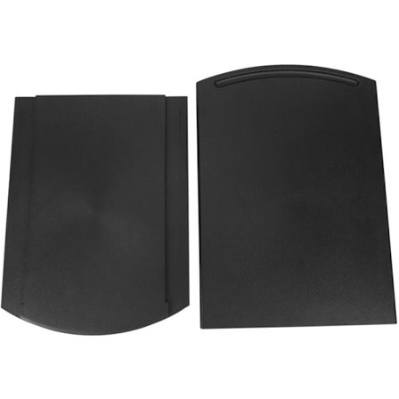 Glidande köksvagn kaffebricka matta, 12 tum, under skåp apparat, kaffemaskin brödrost-mobil förvaringsreglage, släta rullande hjul (2-pack)