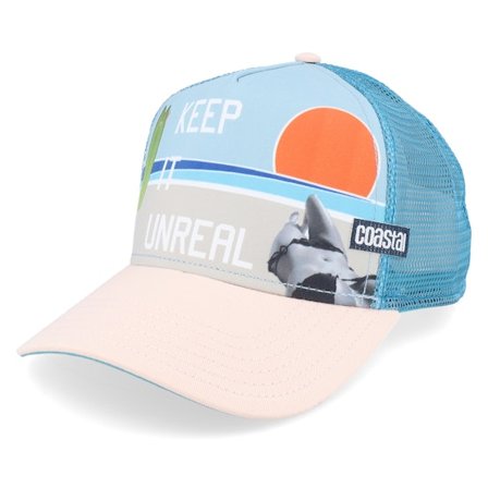 Coastal - Multi trucker Caps - Unreal Dusty Pink A-Frame Trucker @ Hatstore