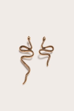 Kappahl | Ormformade örhängen | Guld
