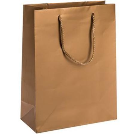 12-pack Presentpåse Med Snörhandtag Guld 22x10x29 Cm
