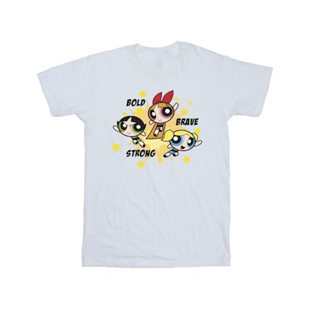The Powerpuff Girls Girls Bold Brave Strong Bomull T-shirt 3-4