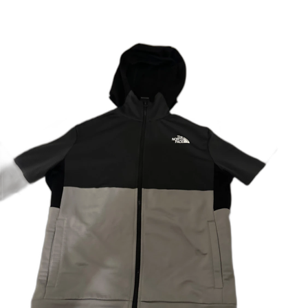 Grå och svart hoodie från The North Face