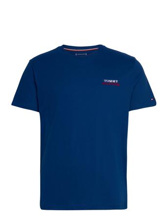 Cn Ss Tee T-shirts Short-sleeved Blå Tommy Hilfiger