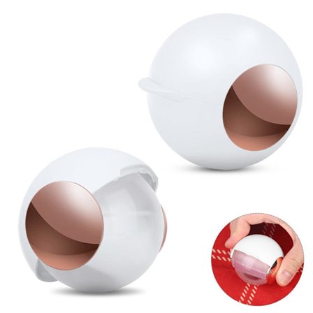 1 hvid pillebold, genanvendelig klæbrig pillevalse