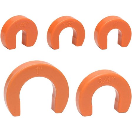 Kopplingsavtagningssats för rörkopplingar - Tryckkopplingsverktyg för borttagning av glidskarvar - Kopplingsavtagningssats - 1/2", 3/4", 1/4", 3/8" 