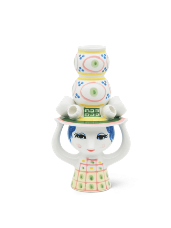 Bjørn Wiinblad Lady Lysestake H16 Rosa