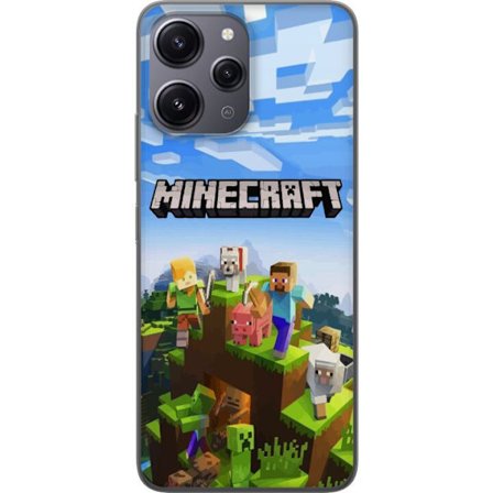 Yhteensopiva Puhelinkuori Xiaomi Xiaomi Redmi 12 Minecraft Creeper lohko pikseli retro peli