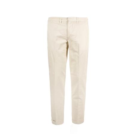 Fay, Straight Trousers Beige, Heren, Maat:W36