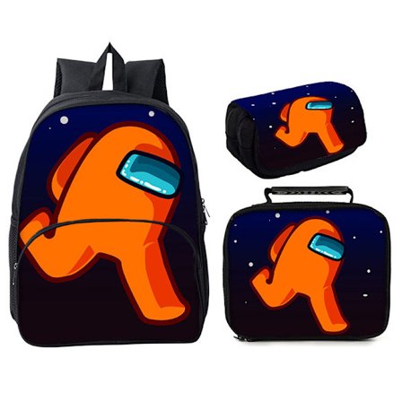 Among Us School Bag Tredelad 16" Ryggsäck Style 17