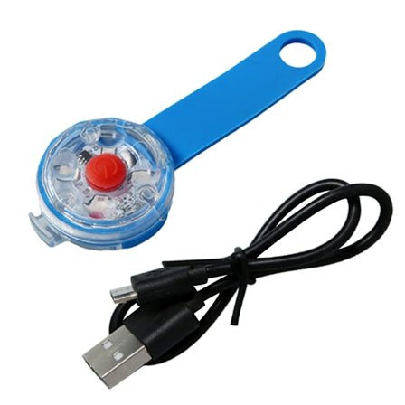 Koiran yölenkki LED-kaulapannan valo vedenpitävä koiran klipsivalo turvallisuus lemmikkivalo